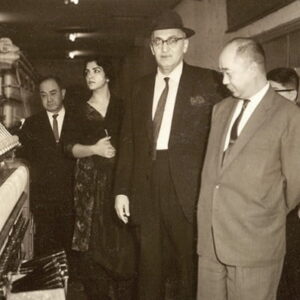 Khan Saifullah Khan with Japanese dedication in Textile Mill.